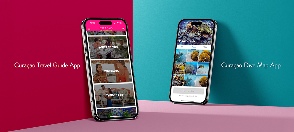 Curaçao Travel Apps auf smartphones