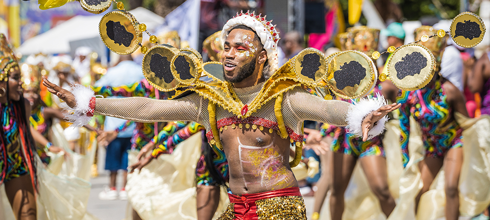Man tijdens Carnavalsoptocht