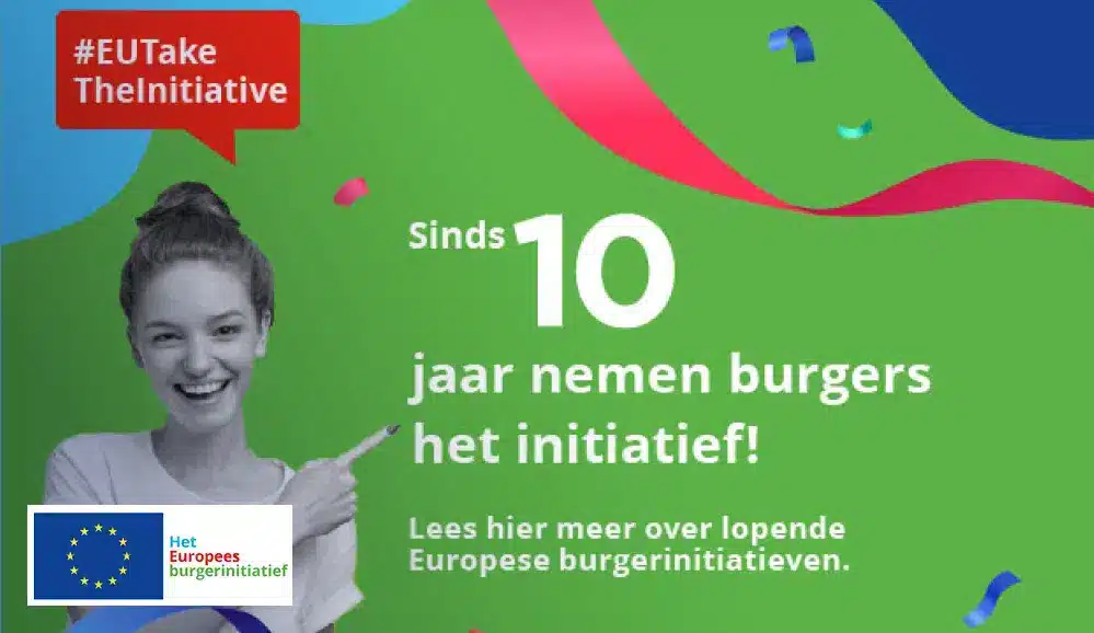 Europees burgerinitiatief viert 10e verjaardag op Prinsjesfestival