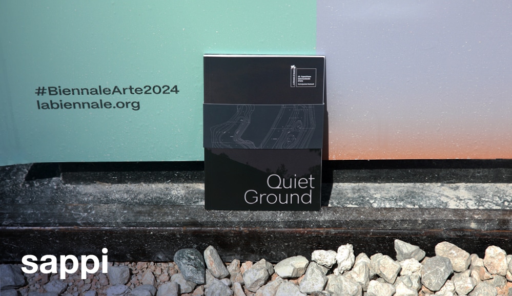 Dit jaar sponsort Sappi de catalogus ‘Quiet Ground’ van het Zuid-Afrikaanse Paviljoen tijdens La Biennale di Venezia