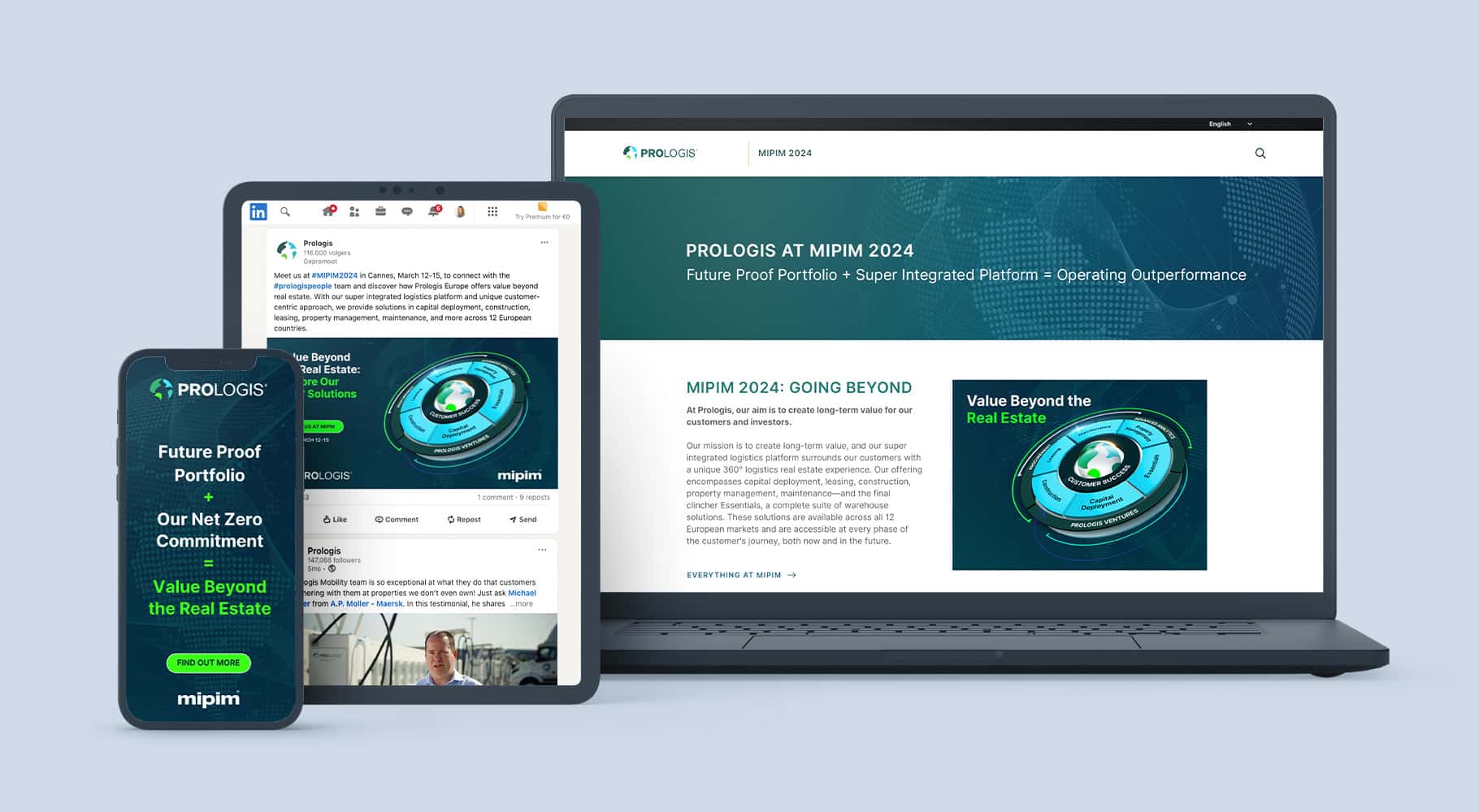Prologis Bright8 MIPIM Campaign