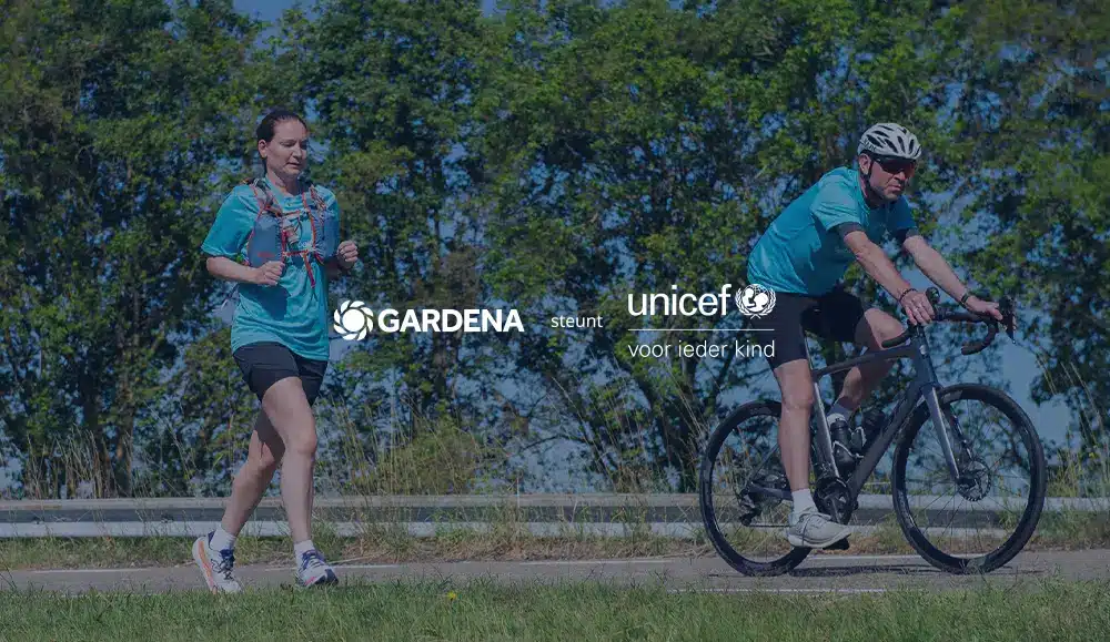 GARDENA en UNICEF brengen samenwerking tot leven met een 100 kilometer lange Relay Run